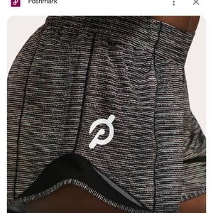Peloton x lululemon hotty hot shorts -